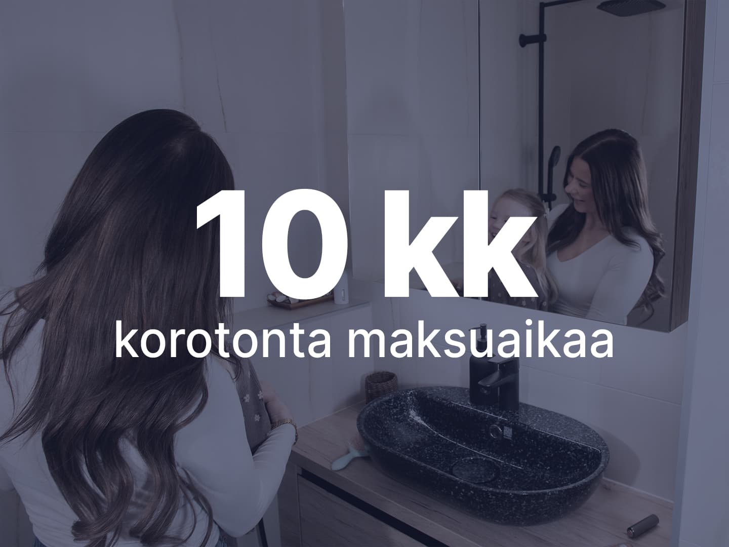 10 kk korotonta maksuaikaa -kampanjabanneri